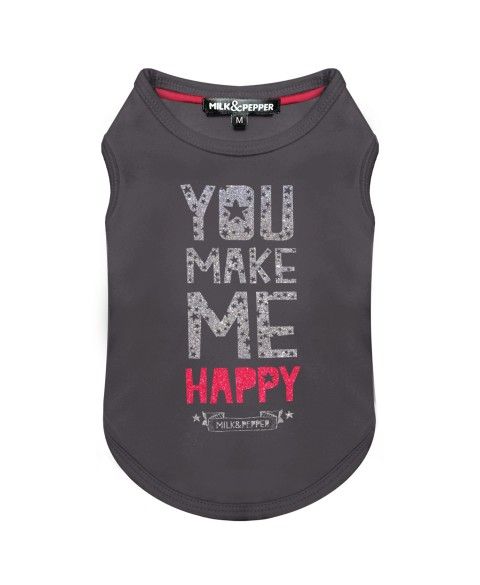 T-Shirt Happy pour chiens - Milk&Pepper