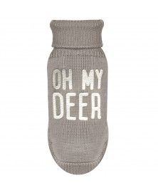 Pull Henrik Gris pour chien - Milk&Pepper