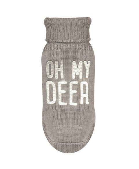Pull Henrik Gris pour chien - Milk&Pepper