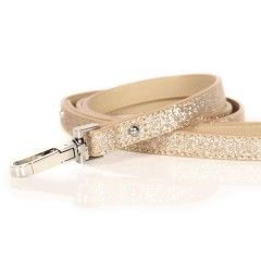 Laisse Stardust Or pour chiens - Milk&Pepper