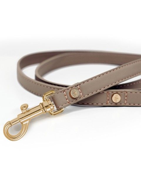 Laisse Boréal Taupe pour chiens - Milk&Pepper