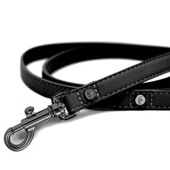 Laisse Boréal Black pour chiens - Milk&Pepper
