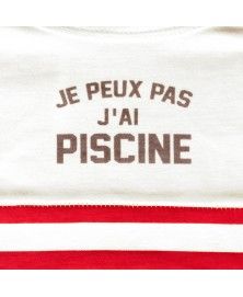 T-Shirt Pool Rouge pour chiens - Milk&Pepper